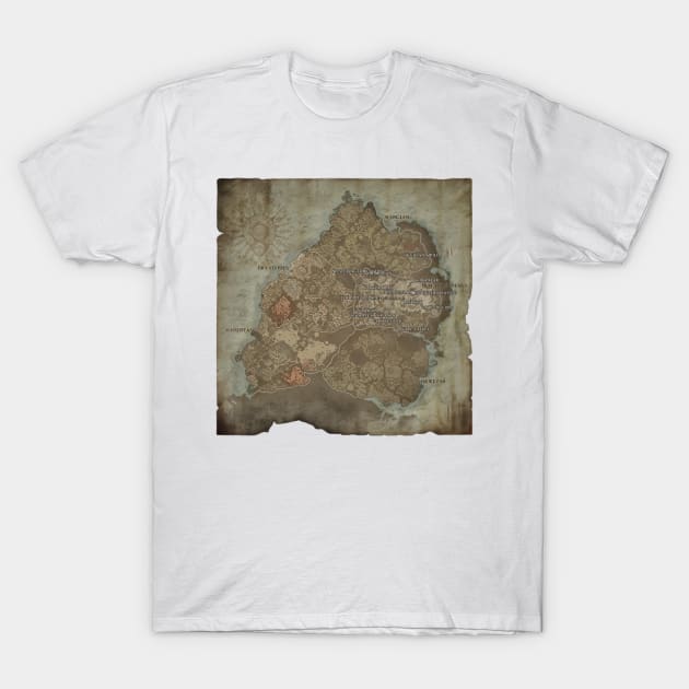 Diablo IV Map T-Shirt by Pliax Lab